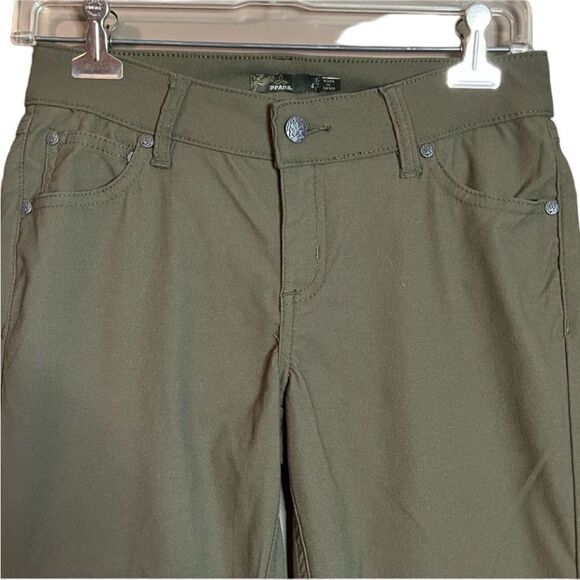 Prana green skinny pants.  Size 4 - Picture 2 of 11